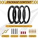 Rear 16×1.75/2.125 Tires and Tubes, 16x1.75/47-305 Stroller Tires Fit for BOB Stroller Revolution Se Pro Flex Jogging Duallie Stroller(2Sets)