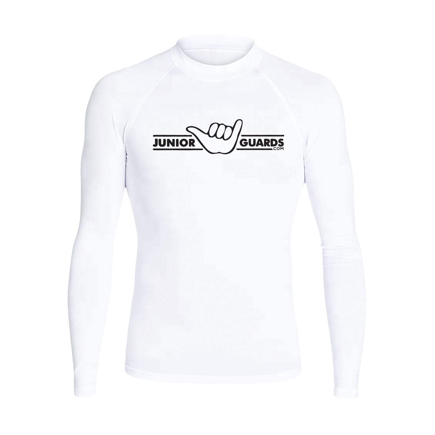 Junior Guard Shaka Bar Rashguard-LS-WH/BK-XL White/Black
