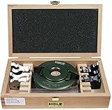 Drehzahlbereich: 5000 U/min bis 7900 U/min. Inklusive Holzkassette und 5 Messersets (F0, F501, F506, F515, F514 mit Abweiser).