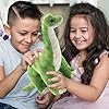 ArtCreativity Big Cozy Plush Brachiosaurus Dinosaur - Soft and Cuddly Stuffed Animal Pillow - Cute Standing Design - Nursery Decoration idea - Great Gift for Boys, Girls, Toddlers, Babies #5