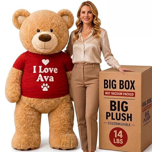 Big Plush Giant 5 Foot Customizable Teddy Bear Hand-Stuffed in