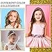 Blulu 10 Pcs Glitter Headband for Girls Toddler Kids Sparkle with Teeth Thin Wide Grad Headbands Girls DIY Non Slip Party Accessories Gifts for Toddler Women