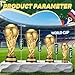 Trivolusia World Cup Trophy Replica for 2026 - PVC Souvenir & Decoration, Mini Football Champion Cup Gift (8.3 Inches)