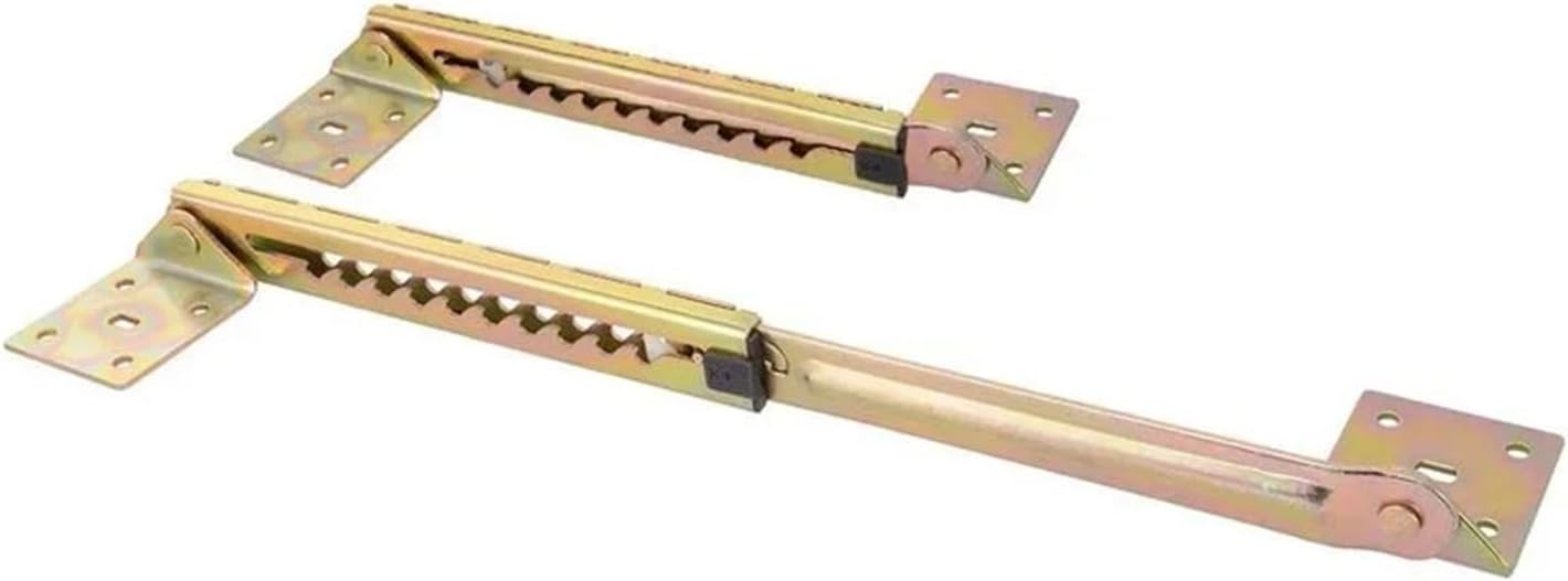 1 Pair Lifting Rod Desk 10 Gear Adjusting Hinge Angle Hinge with Bracket Cabinet Door Lift Pneumatic Support Hardware