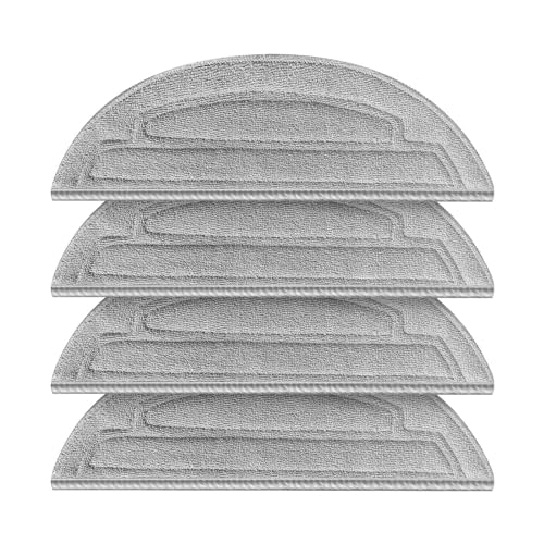 Jegehoyo 4 Stück Wischtücher für Roborock S8 MaxV Ultra / S8 Max Ultra Roboterstaubsauger, Kompatibel mit VibraRise 3.0, waschbares, wiederverwendbares Wischtücher-Ersatzzubehör