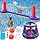 Jasonwell Pool Toys Games Set - 3 in 1 Pool Volleyball Net Basketball Hoop Ring Toss Game Inflatable Floats Water Floating Volleyball Swimming Pools Games Party Gift for Kids Adults (Red&Blue, XL)