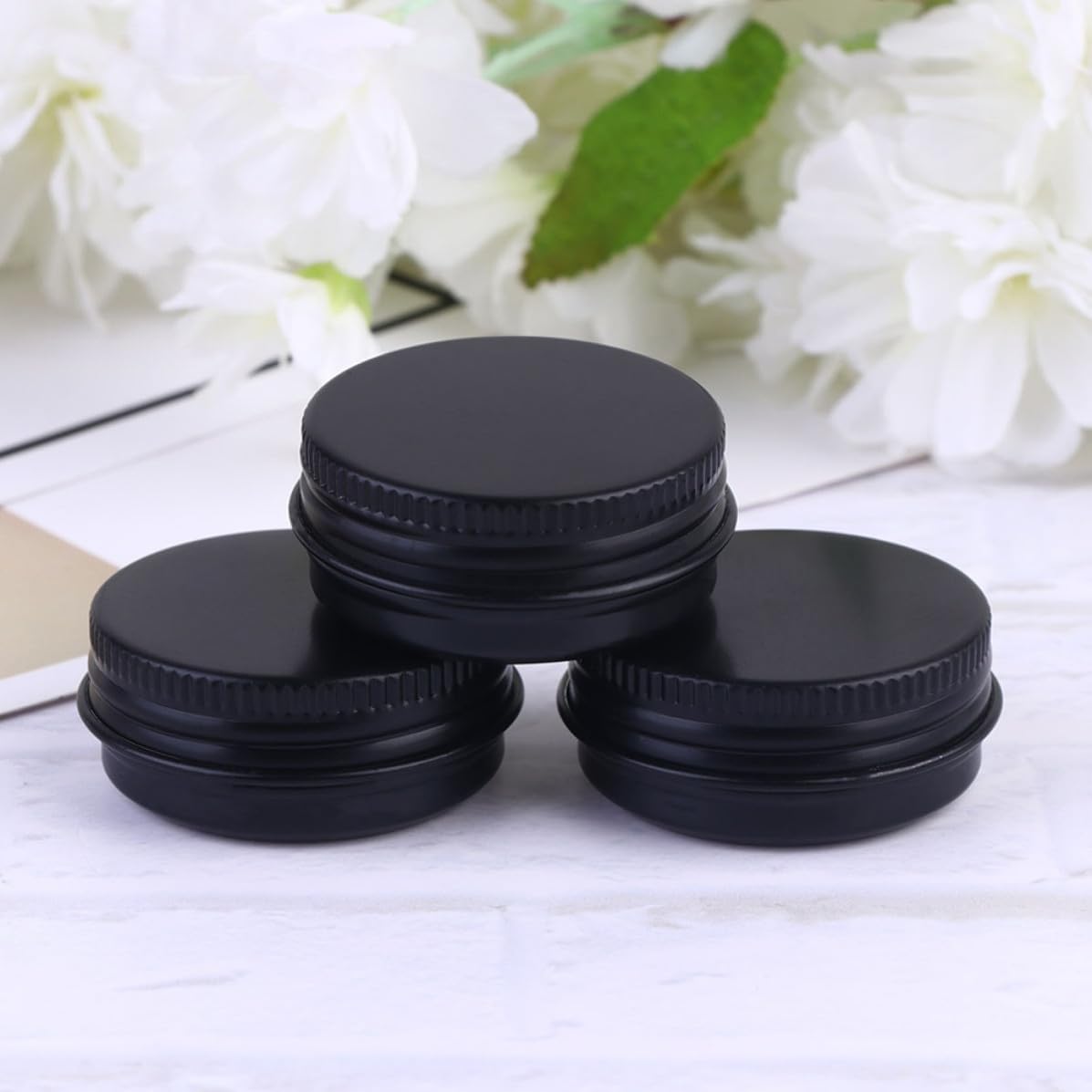 Zerodeko 10pcs Ml Mini Aluminium Ointment Box with Seamless Lid Closure Lightweight Leakproof Portable Cream Container for Travel and Home Use