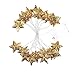 Produktbild kingko® Lichterkette Sterne,Lichterkette Innen Lichterkette Batteriebetrieben Sterne, Lichterkette für Zimmer LED Kinderzimmer Weihnachtslichterkette Hochzeit Xmas Party Decor (1.5m 10led)