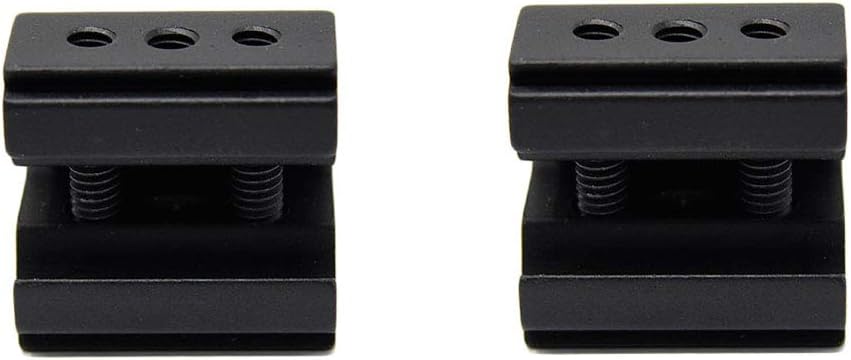 BKL 167 1" Long Tri-Mount Dovetail Riser Mount - Fits 3/8" or 11mm Dovetails