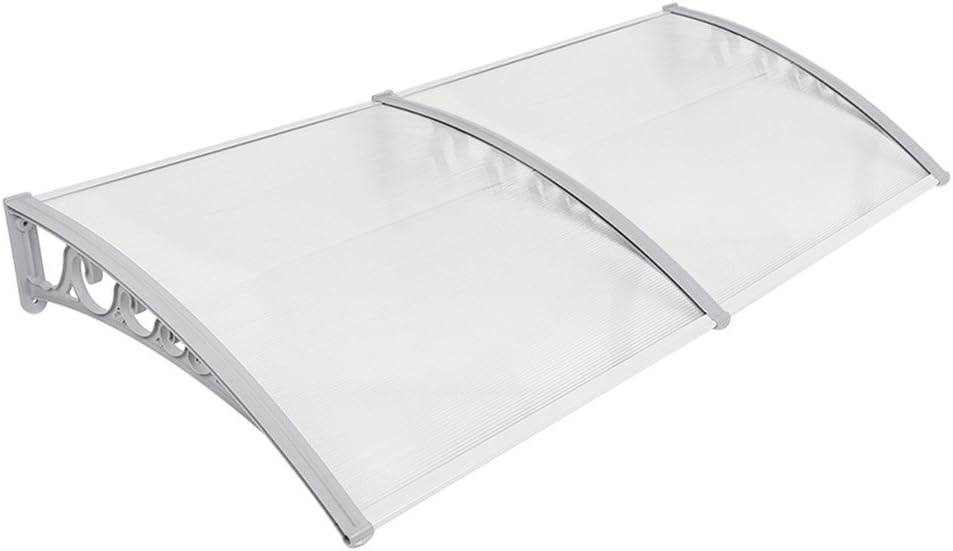 Flyelf Door Canopy Awning Shelter Front Back Porch Outdoor Door Shade Cover (100X200cm)