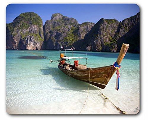 1art1 Plages Maya Bay, Koh Phi Phi Ley, Thailand II Tapis De Souris 23x19 cm