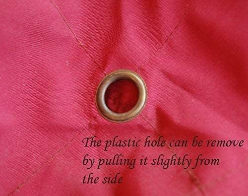 Miniatura 4 de BELLRINO DECOR - Toldo de repuesto para sombrilla de patio de 7.5 pies, 8 varillas de repuesto, fuerte y gruesa (solo toldo) (Verde-78)