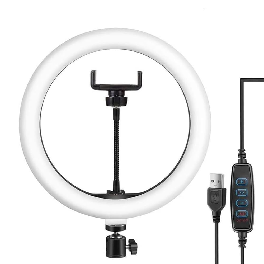 Action Pro 12 Inches LED Ring Light with Phone Holdar, Lighting for Vlogging, YouTube Video, Instagram Reels, Photoshoot, Live Streaming & Makeup Compatible with All Smart Phones & Cameras (B0DGDBVKCM) Amazon Price History, Amazon Price Tracker