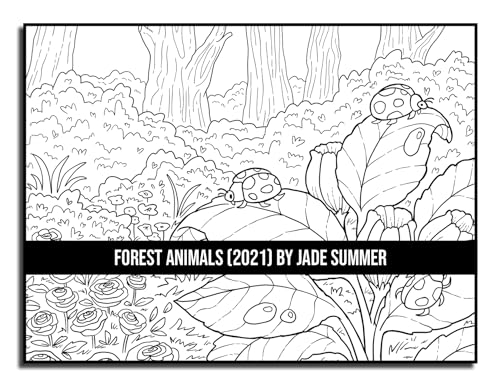 Forest Animals: An Adult Coloring Book with 50 Adorable Images of Woodland Creatures, Beautiful Flowers, Nature Scenes, and More! - Image 43
