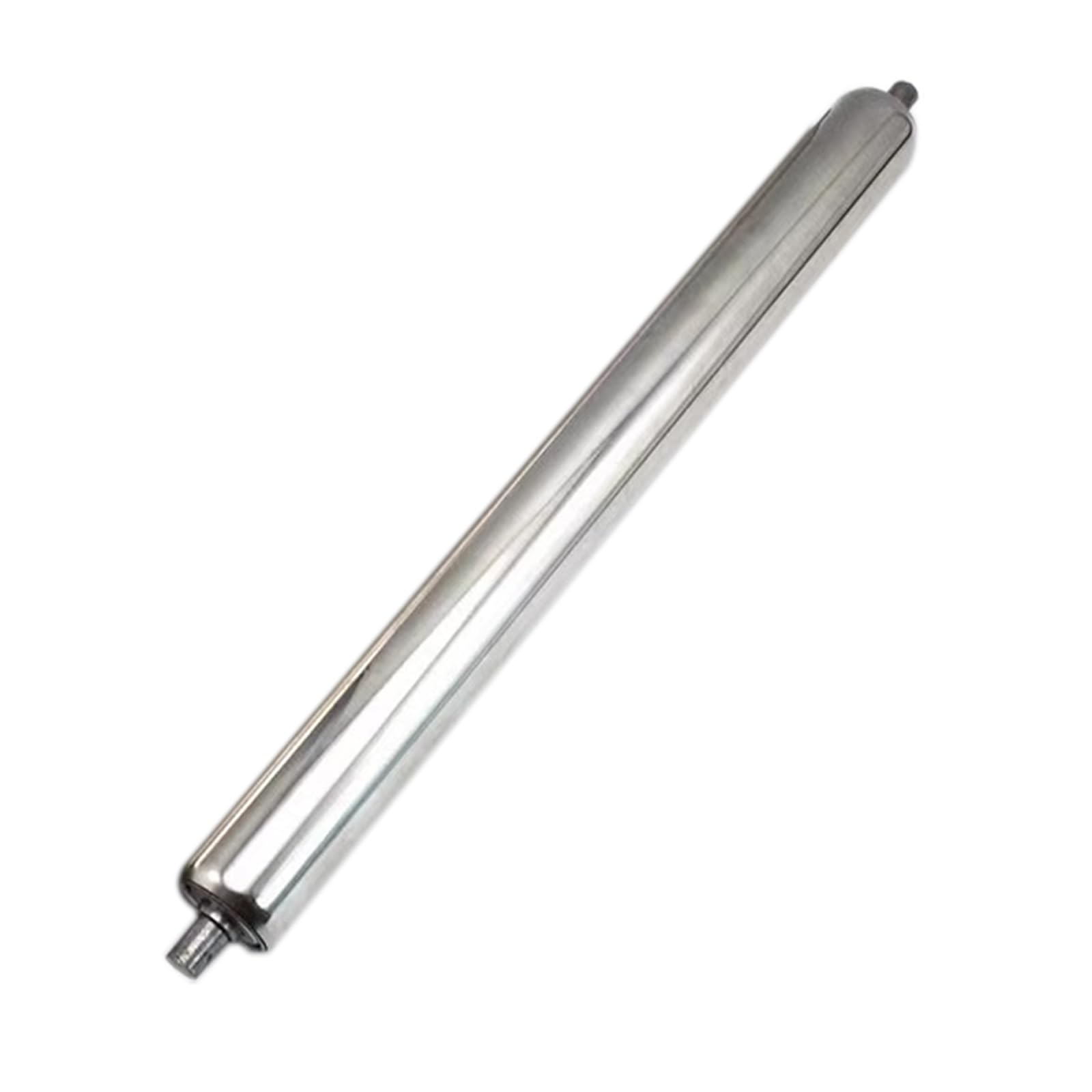 Rullo tubolare non motorizzato in acciaio inossidabile per catena da 25 mm (1") 350 mm, rullo in metallo impermeabile e antiruggine, con montaggio a molla, perfetto per le fabbriche