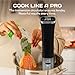 SOUSVIDE ART Sous Vide Immersion Cooker Kit - Machine with Digital Timer, Temp Control, 30 Bags, Vacuum Pump, Suvee Cooker Gift for Chefs