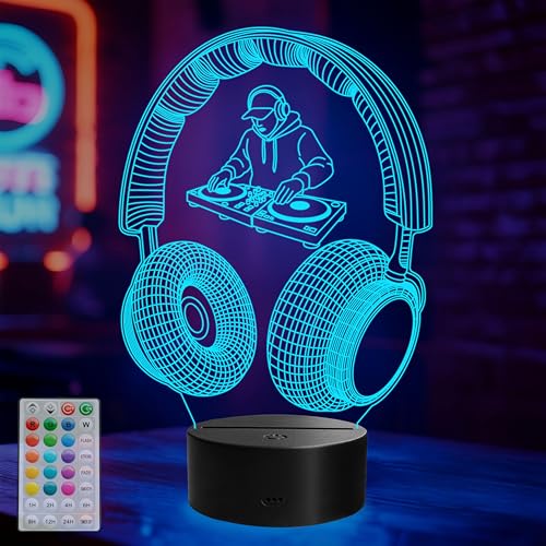 POSSHE DJ 3D Illusion Night Light