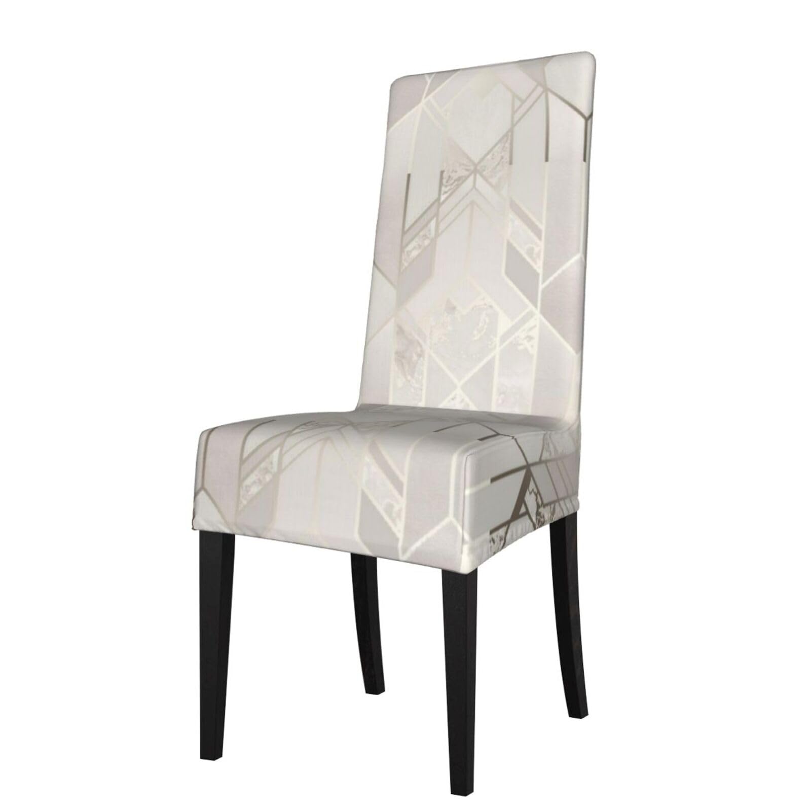 LKYMOH Rose Gold Marble Background, Chair Covers Stretch Chair Slipcovers for Dining Room, for Party Pet Protection Universal Fit Soft Polyester