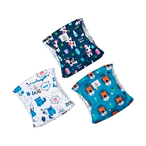 CuteBone Boy Dog Diapers for Small Dogs DM14S