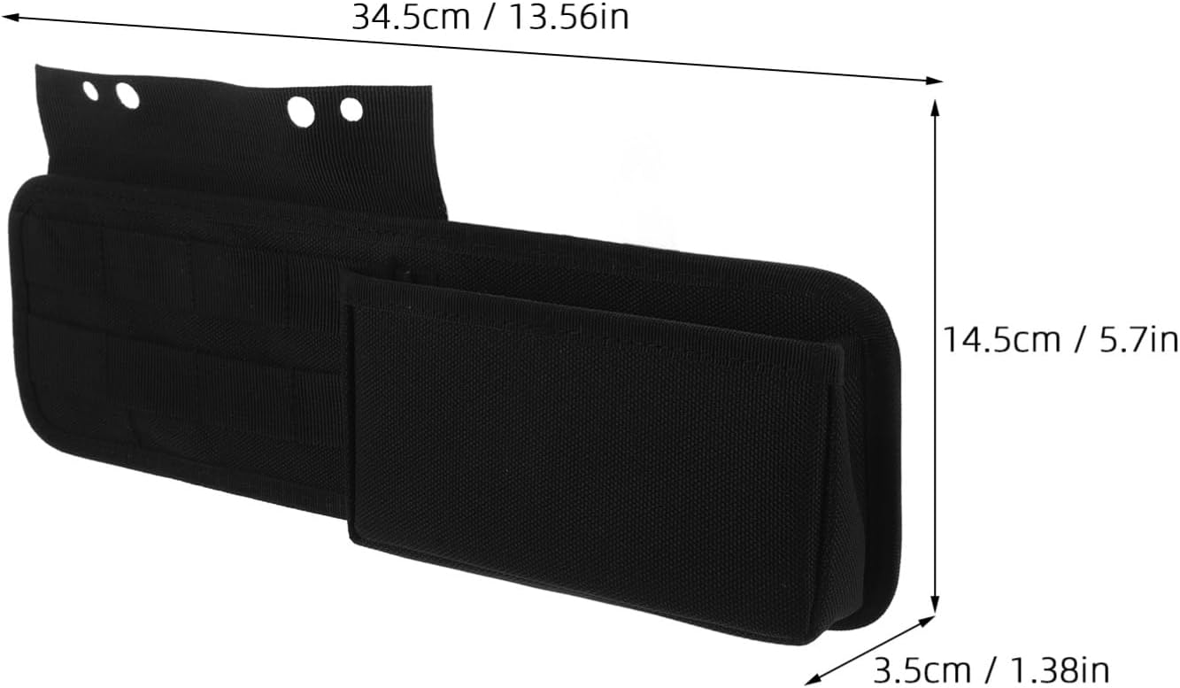 Luxshiny Car Console Storage Bag, PU Leather Organizer for Interior image 2