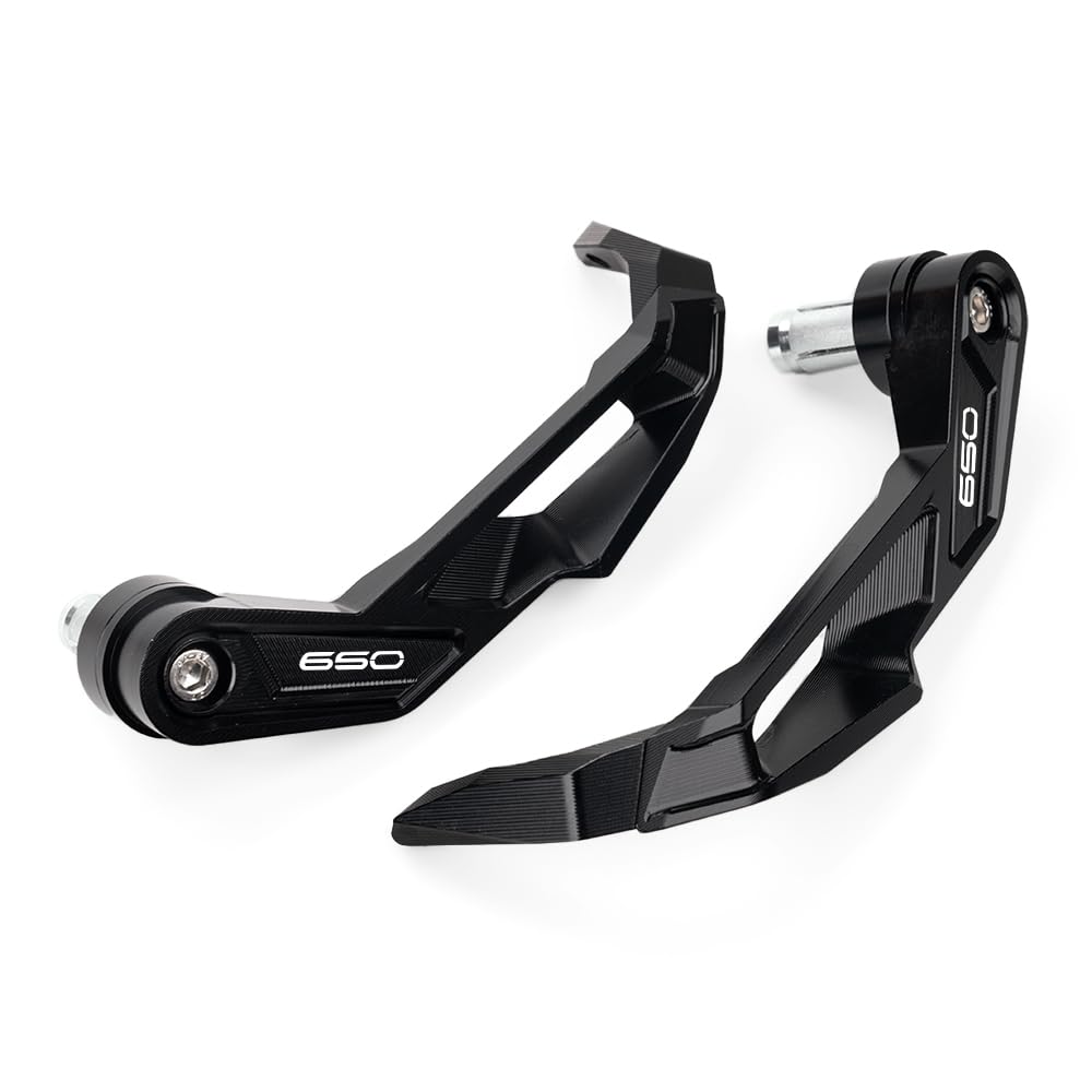 Adatto per Z650 Z 650 Ninja650 Ninja 650 650R 2017-2025 2024 Protezione per manopole in alluminio per moto, leva freno, leva frizione, protezione per manopole (Nero)