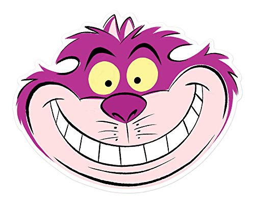 Disney Alice nel Paese delle Meraviglie Stregatto Maschera di cartone - Venduto singolarmente