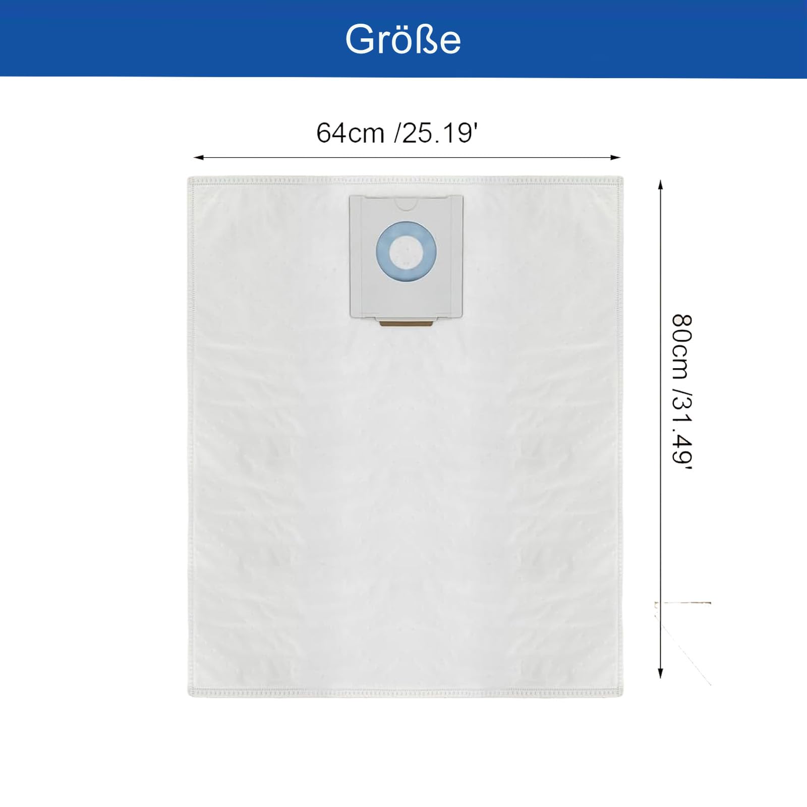 8 sacchetti per aspirapolvere Festool CT 36 / CTM 36 E/CTL 36 E CLEANTEC, grande capacità sacchetto filtro Dust Extractor ricambi accessori SC FIS-CT 36