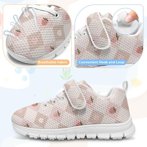 Boys Girls Running Shoes Lightweight Strap Sneakers Unisex Kids Tennis Shoes Fashion for Little Kid SizeUS11-15 6
