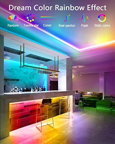 Tira LED RGB Bluetooth 10M 600 Luces ALITOVE miniatura 2