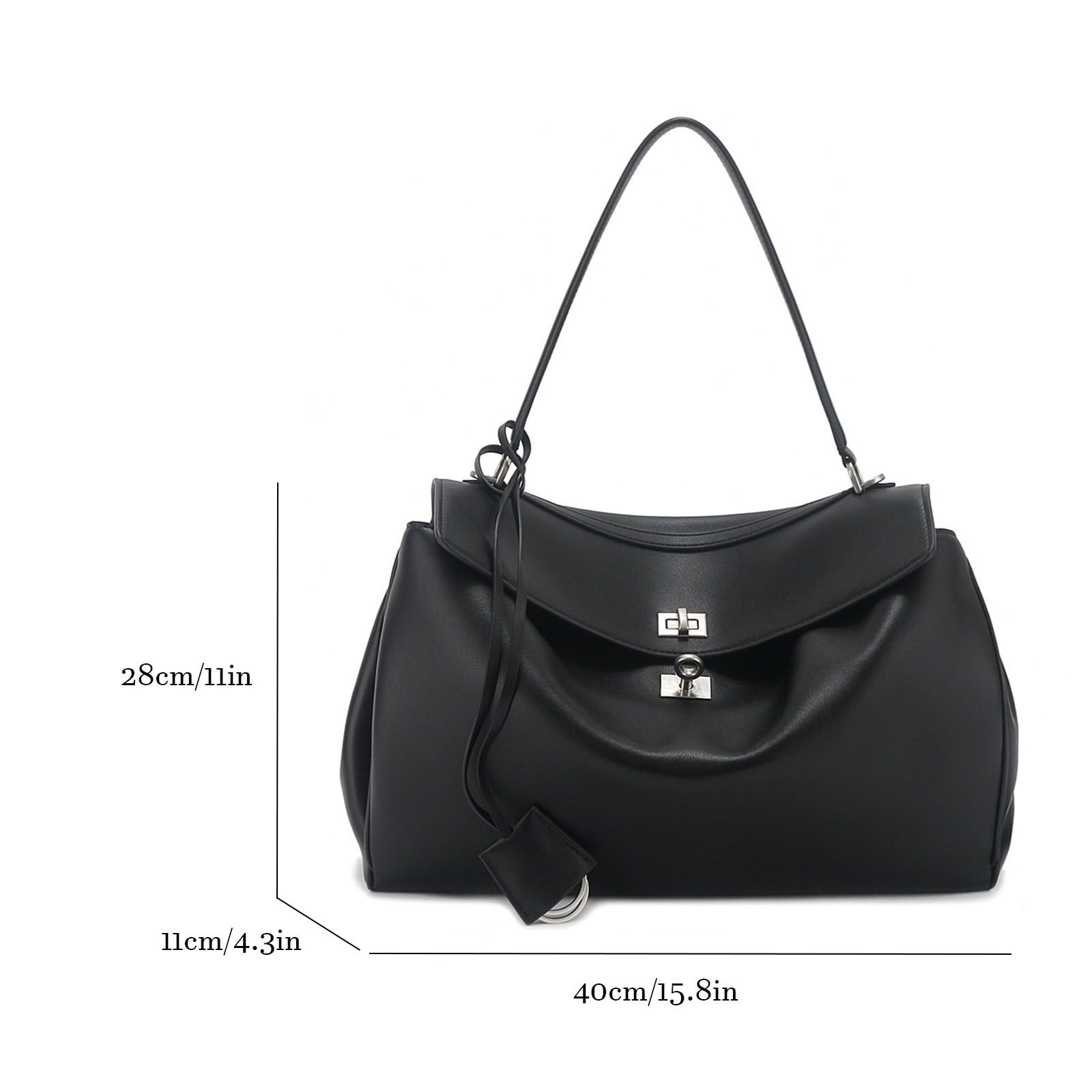 Bolso de hombro de piel auténtica para mujer, bolso de viaje de moda, bolso de trabajo retro grande tipo bandolera, bolso impermeable y ligero.