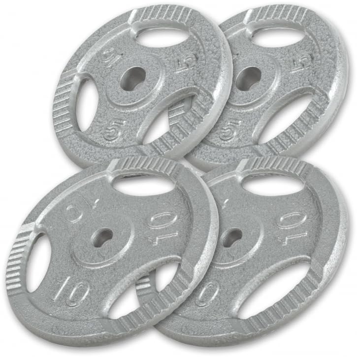 GORILLA SPORTS® Hantelscheiben - Einzeln/Set, 0,5kg, 1,25kg, 2kg, 2,5kg,...