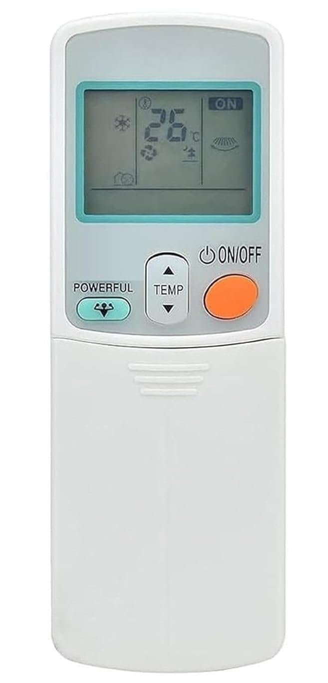 compatible for daikin ac remote, split & window, white