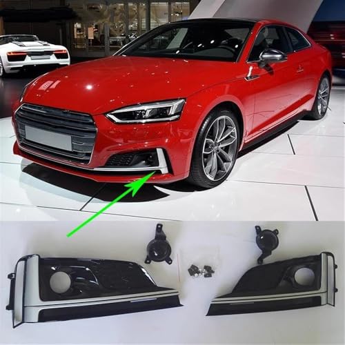 Grille de protection phare antibrouillard S5 calandre ABS premium - 2