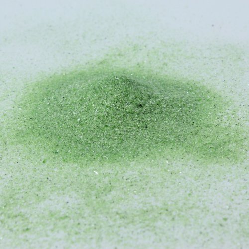 Sabbia decorativa, grana da 0,1 - 0,5 mm, sacchetto da 1 kg, verde