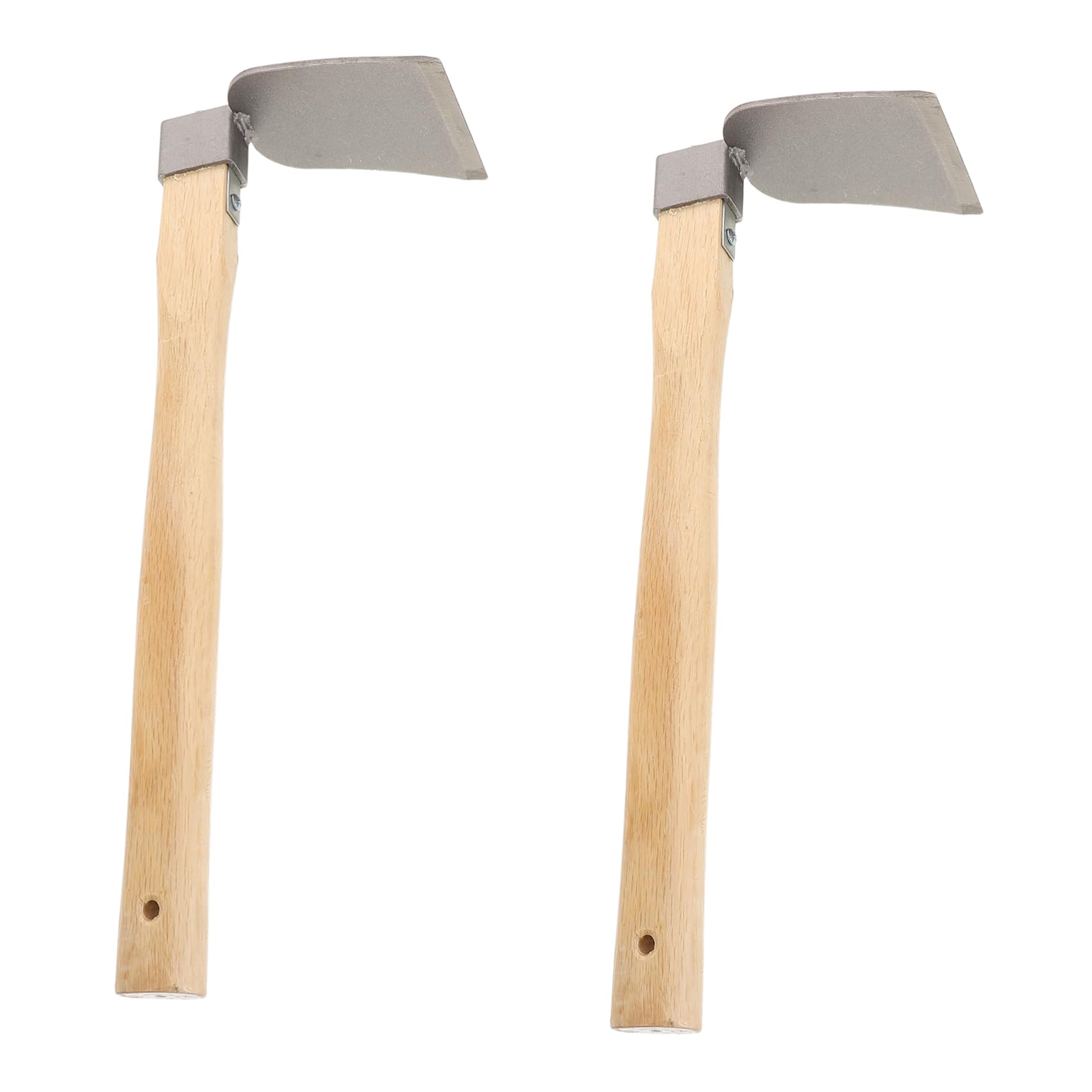 Yardwe 2 Pezzi Zappe da con Legno Strumento Manuale per Diserbo e Piantagione per Giardinaggio e Manutenzione del Ergonomico e Resistente