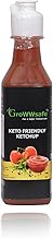 Growwsafe Tomato Keto Ketchup (300G)|Artificial Sugar Free|Low Calorie|No Artificial Colors And Flavours|Sweet And Tangy Healthy Sauce|Ultra Low-Carb And Ultra Low-GI|Sauce|Diabetic Keto Friendly |