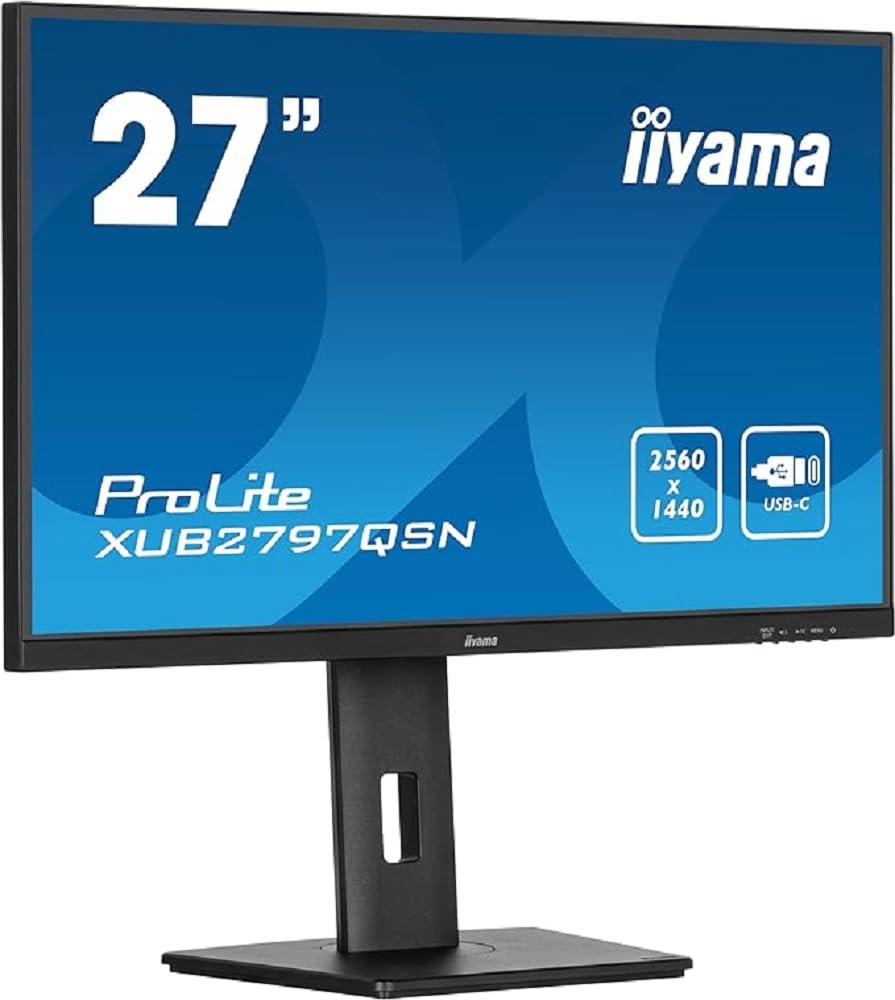 Amazon.com: iiyama 27 IPS, 2560x1440cm Height Adj. Stand,USB-C 