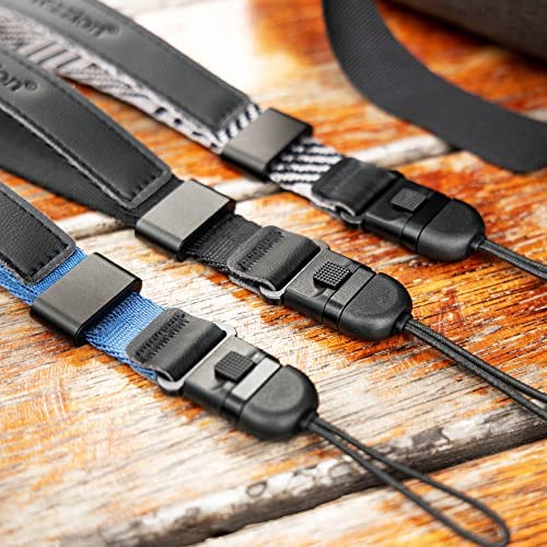 PROfezzion Camera Wrist Strap with Metal Secure Quick Release Buckle for Canon EOS 2000D 850D 90D R100 R50 R10 R8 R7 R6 Nikon D3500 D5600 D7500 Z50 Z30 Z8 Z7 Z6 Sony A6700 A6400 ZV-E10 A7 A7R & More - Image 4