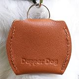 Dapper Dog Leather Dog Tag Silencer (Brown)