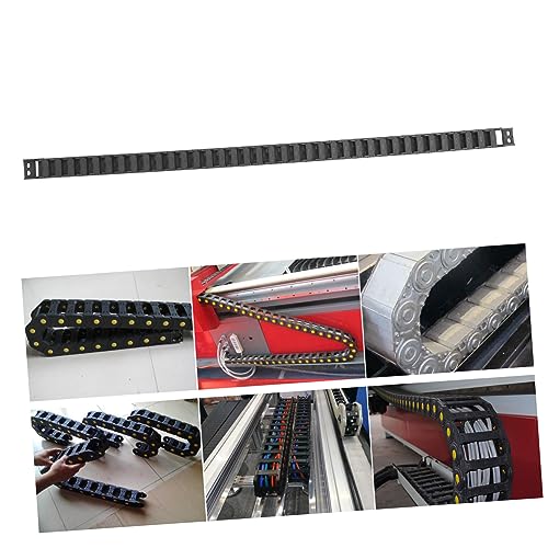 Hohopeti Transportador De Fio De Corrente De Arrasto De Trilha Flexível Preto Flexível Aninhado 15 *