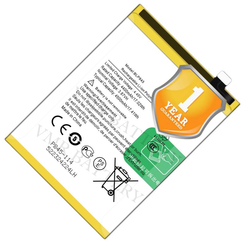 Image of Original BLP845 Battery Compatible for OnePlus Nord CE 5G (EB2101, EB2103) - (4500mAh) - 1 Year Warranty K7