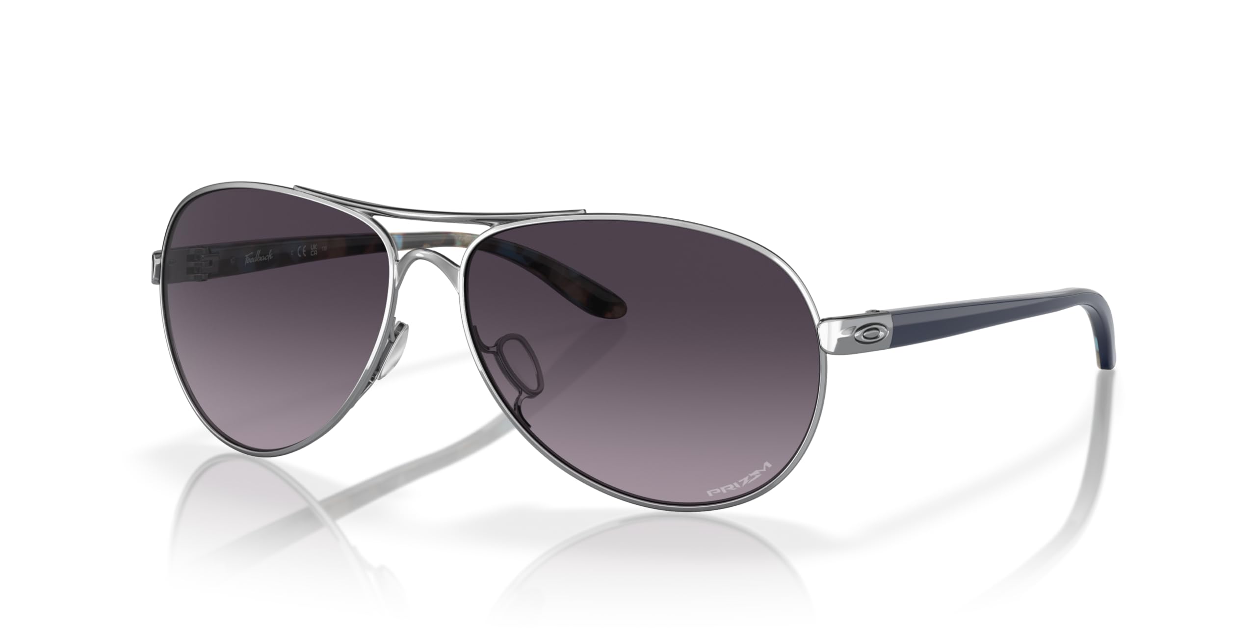 Oakley Women's Oo4079 Feedback Aviator Sunglasses