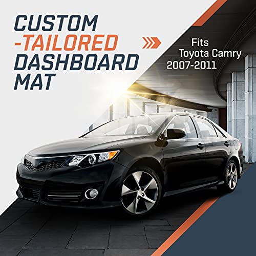 SAILEAD Car Dashboard Carpet Dash Board Cover Mat Compatible with Toyota Camry 2007,2008,2009,2010,2011 (Gray)