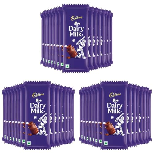 Image of Cadbury Dairy Milk Maha Cricket Pack Chocolate Bar, 46 g (Pack of 45)