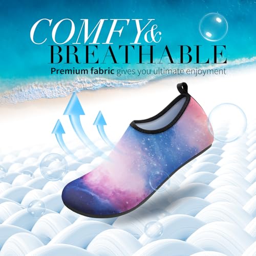 Image of Homitem Water Shoes for Women Men Aqua Socks Swim Beach Pool River Slip-On Barefoot Quick-Dry Vacation Cruise Essentials Accessories for Yoga Kayak Sports