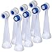 Cybersonic 3 Compact Replacement Brush Heads, 8 Pack, Compatible With All Cybersonic Electric Toothbrushes