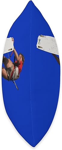 Miniatura 2 de Kitesurf Gifts and Surf Lover Tees by taiche Kitesurfer Freestyle Action - Almohada con ilustración a color, 16 x 16 pulgadas, multicolor