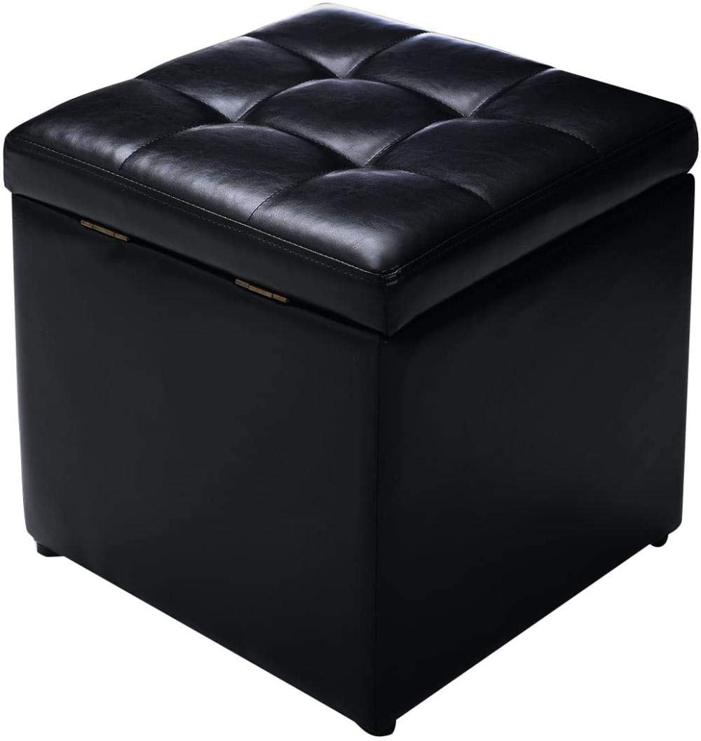 Mousse plus épaisse pour ce cube ottoman de rangement de salon
