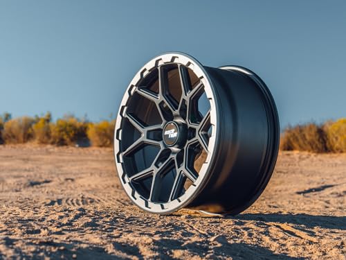 Image of RockTrix RT107 17x8.5 Wheel 6x5.5 Compatible with Toyota Tacoma, 17 Inch Matte Gunmetal Rim 6x139.7 +25mm Offset, 5.73 inch Backspacing, Also Fits 2002-2026 Toyota 4Runner, FJ Cruiser, 1999-2006 Tundra