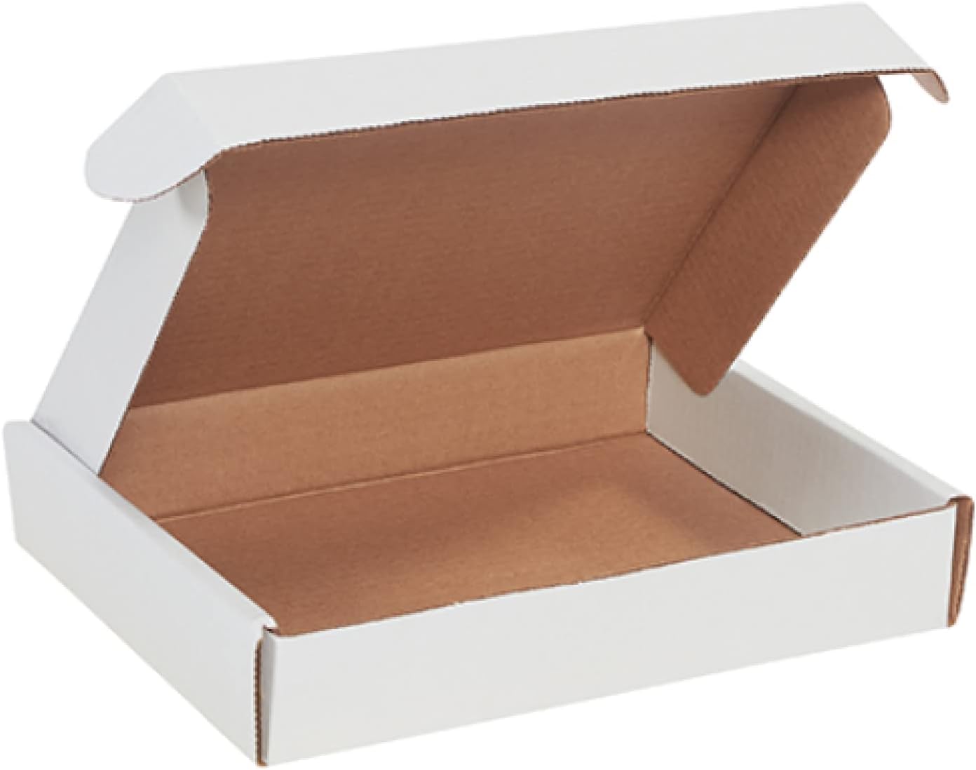 200 Pack of 11 1/8 x 8 3/4 x 2"Inch Corrugated Box Mailers Perfect for Letter Size ~ White Cardboard Shipping Box Corrugated Box Mailer Shipping Box for Mailer, Moving and Craft by Shipping Depot
